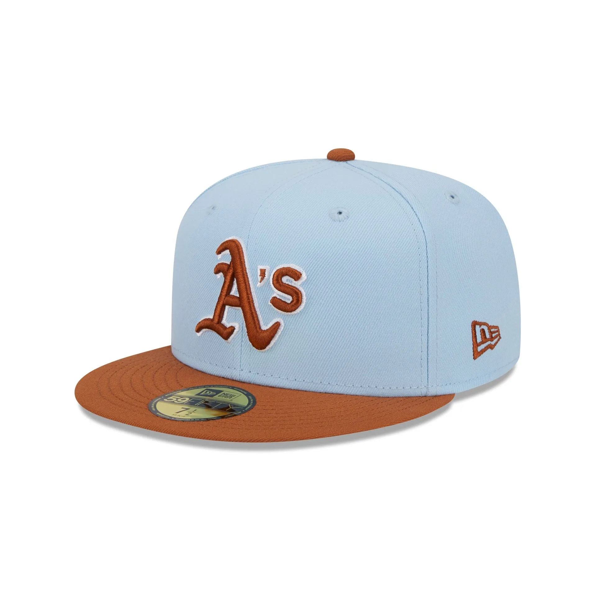 Oakland Athletics Color Pack Glacial Blue 59FIFTY Fitted Hat sold by New Era