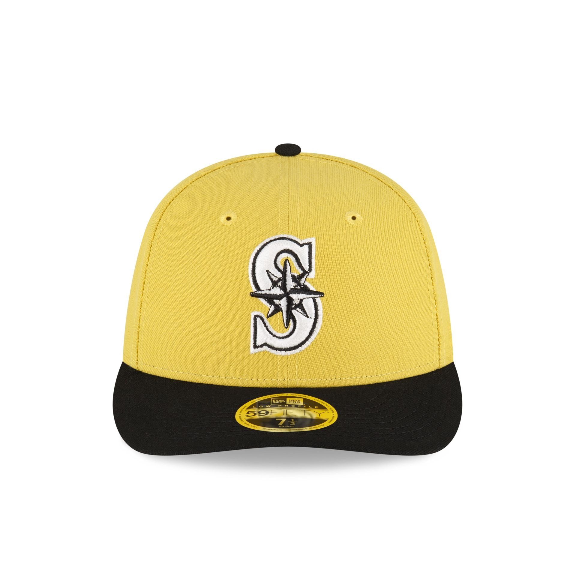 Seattle Mariners Chartreuse Crown Low Profile 59FIFTY Fitted Hat sold by New Era product image thumbnail 2