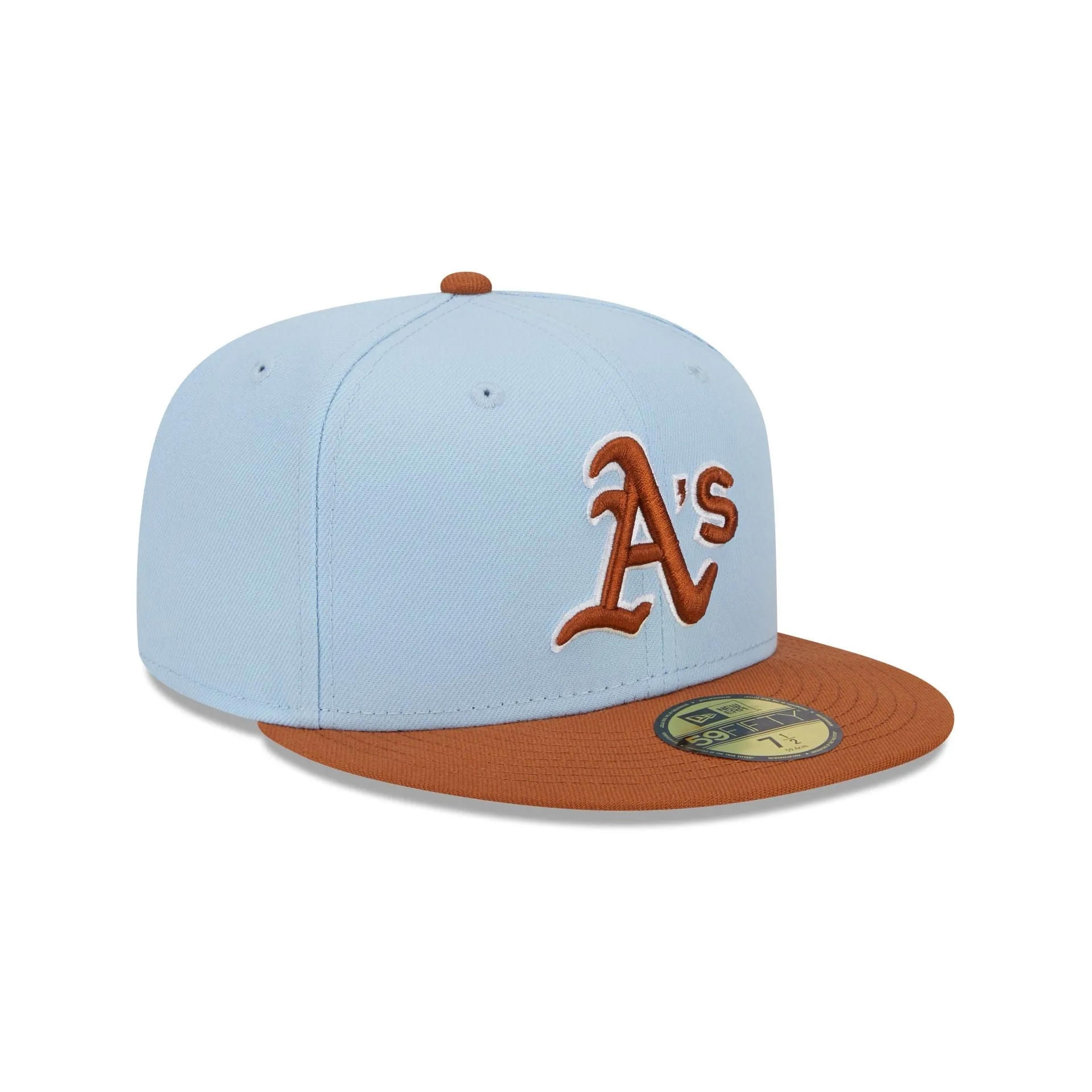 Oakland Athletics Color Pack Glacial Blue 59FIFTY Fitted Hat sold by New Era product image thumbnail 3