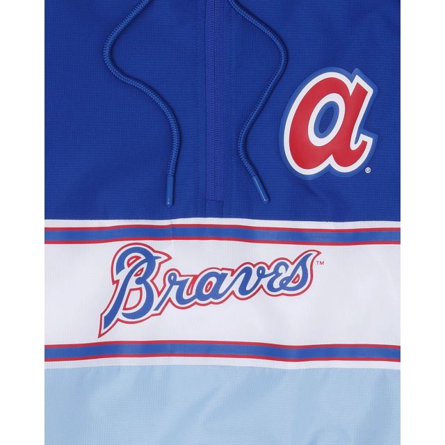 Atlanta Braves Throwback Pullover Jacket sold by New Era product image thumbnail 3