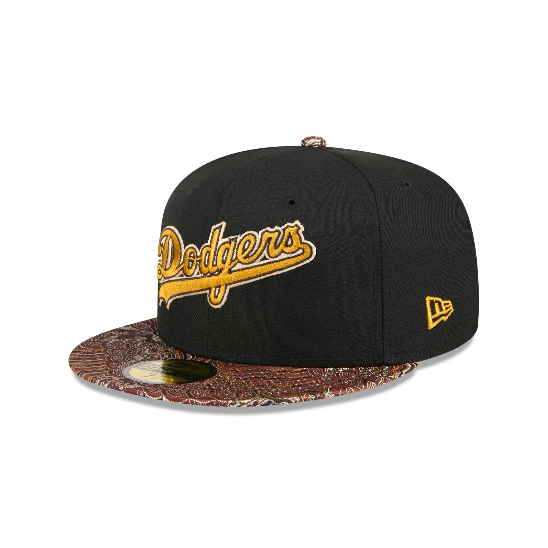 Just Caps Jacquard Visor Los Angeles Dodgers 59FIFTY Fitted Hat sold by New Era product image thumbnail 3