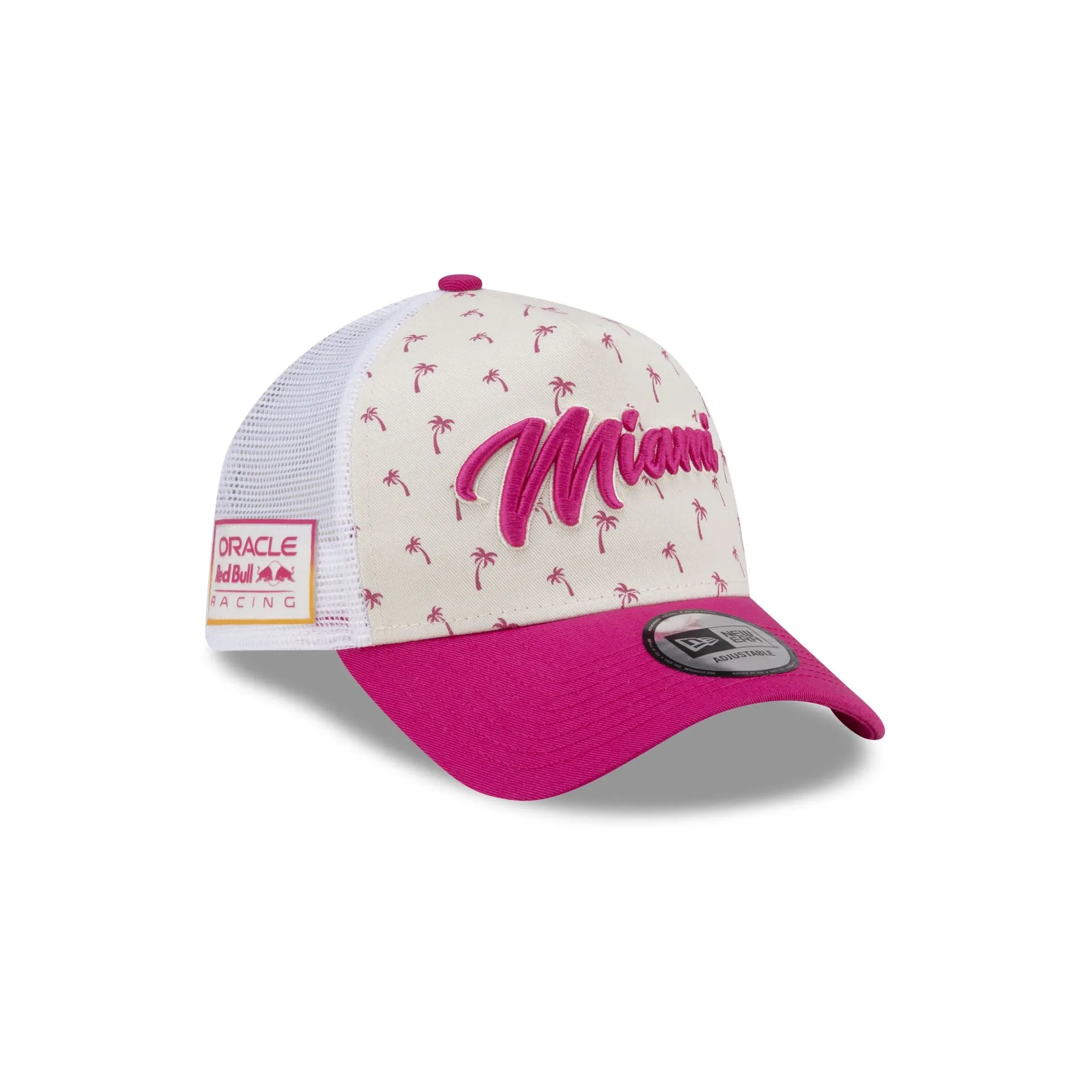 2024 Miami Race Special Oracle Red Bull Racing 9FORTY A-Frame Trucker Hat sold by New Era