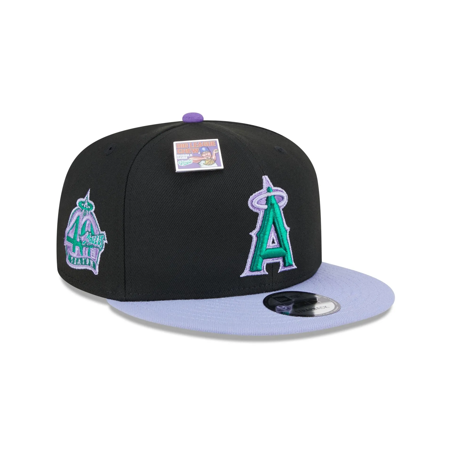 Big League Chew X Los Angeles Angels Grape 9FIFTY Snapback Hat sold by New Era