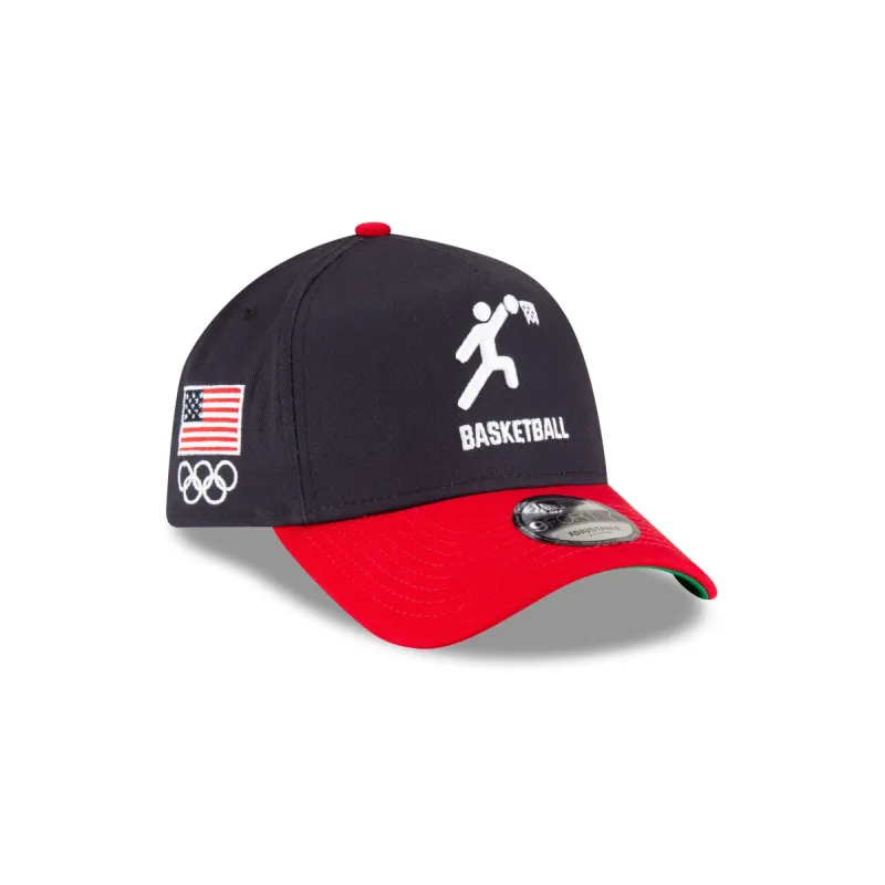 Team USA Basketball 9FORTY A-Frame Snapback Hat sold by New Era