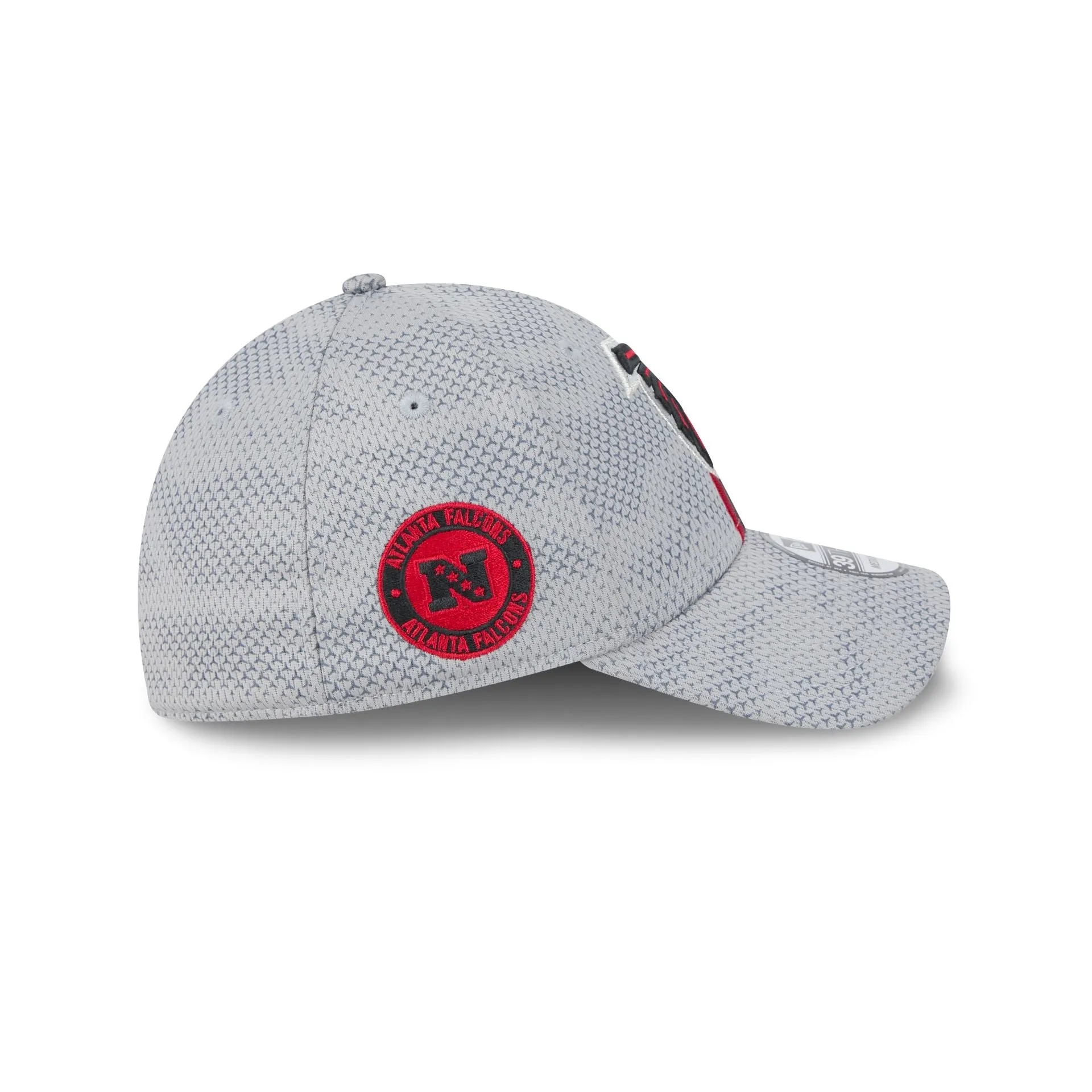 Atlanta Falcons 2024 Sideline Gray 39THIRTY Stretch Fit Hat sold by New Era product image thumbnail 4