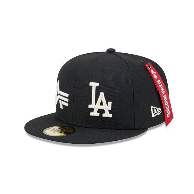 Alpha Industries X Los Angeles Dodgers Dual Logo 59FIFTY Fitted Hat sold by New Era