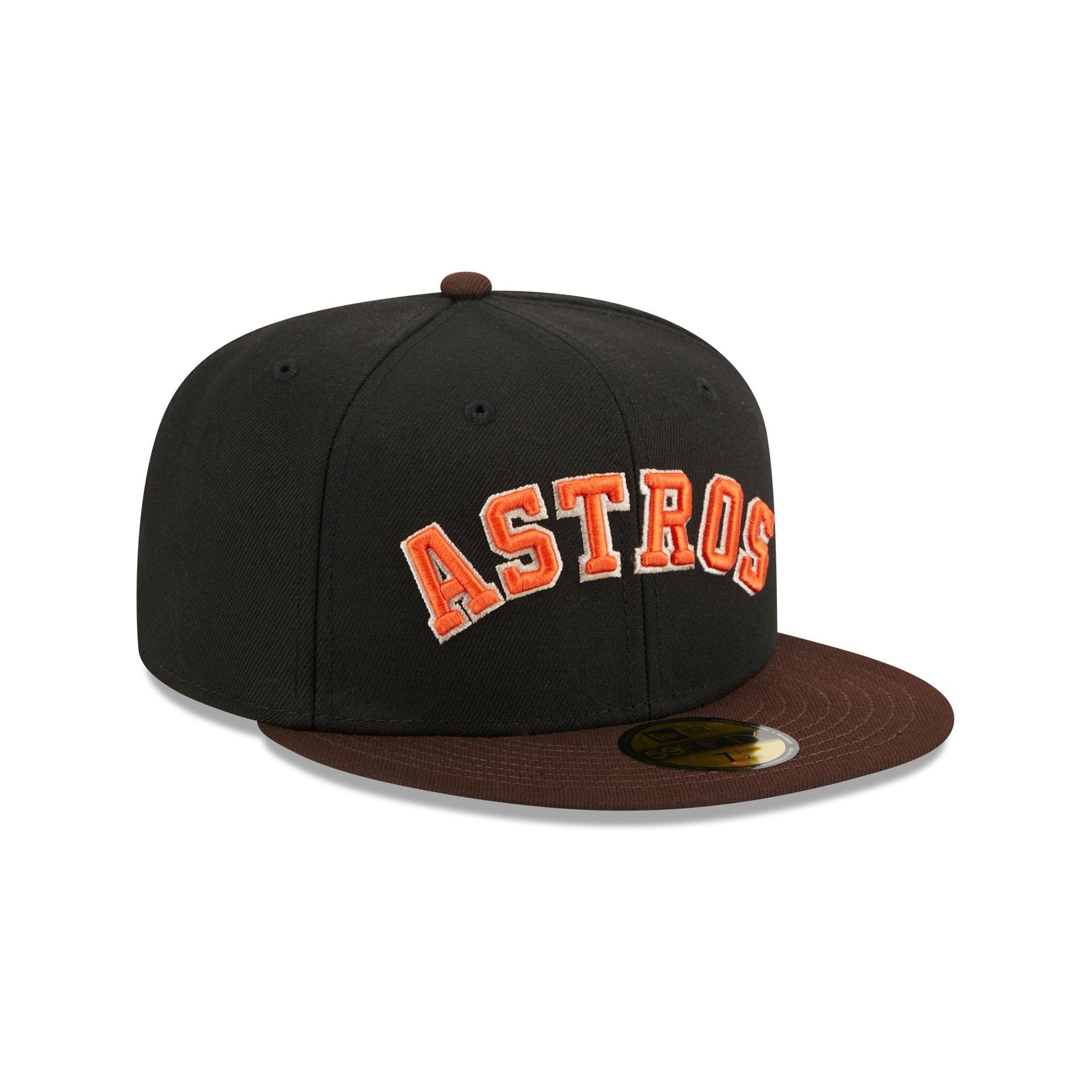 Houston Astros Chocolate Visor 59FIFTY Fitted Hat sold by New Era product image thumbnail 3