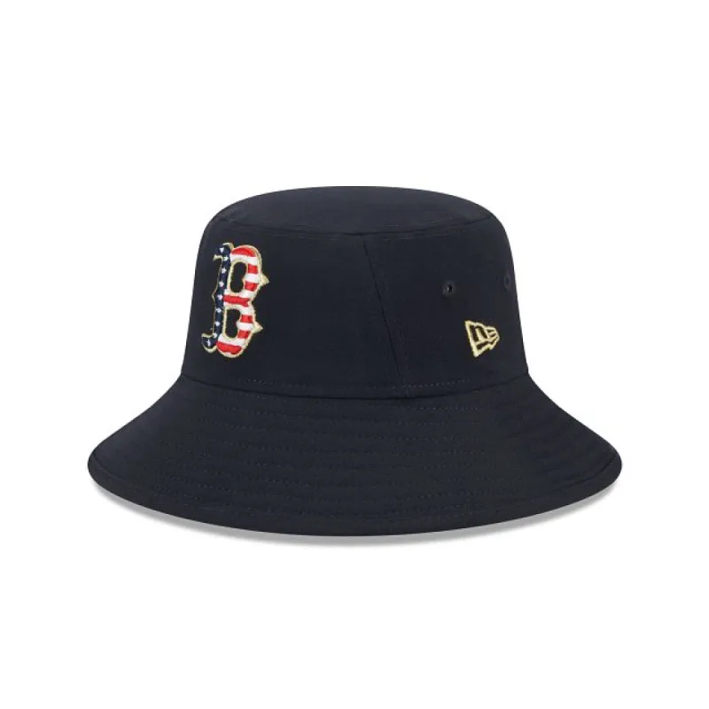Boston Red Sox Independence Day 2023 Stretch Bucket Hat sold by New Era