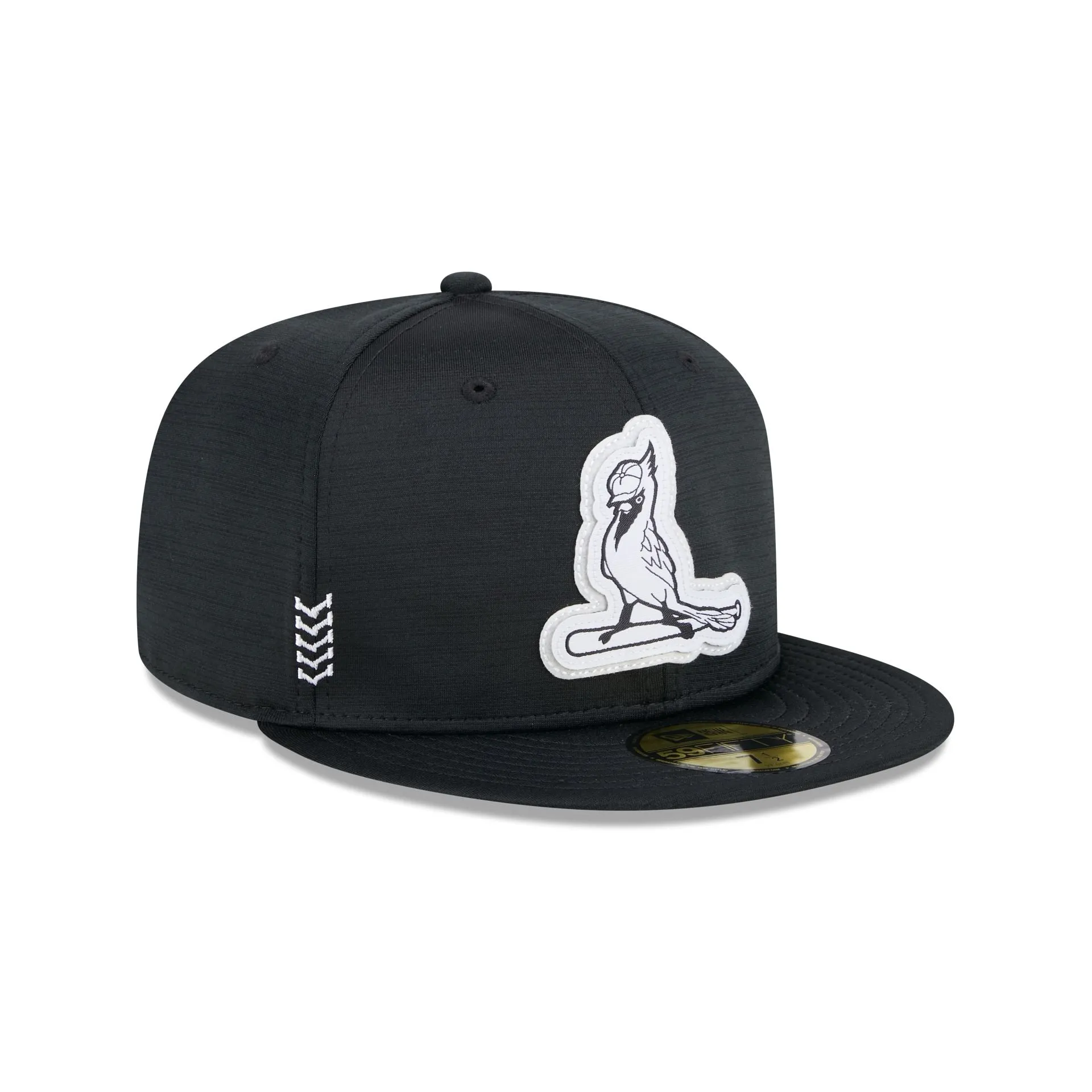 St. Louis Cardinals 2024 Clubhouse Black 59FIFTY Fitted Hat sold by New Era product image thumbnail 3
