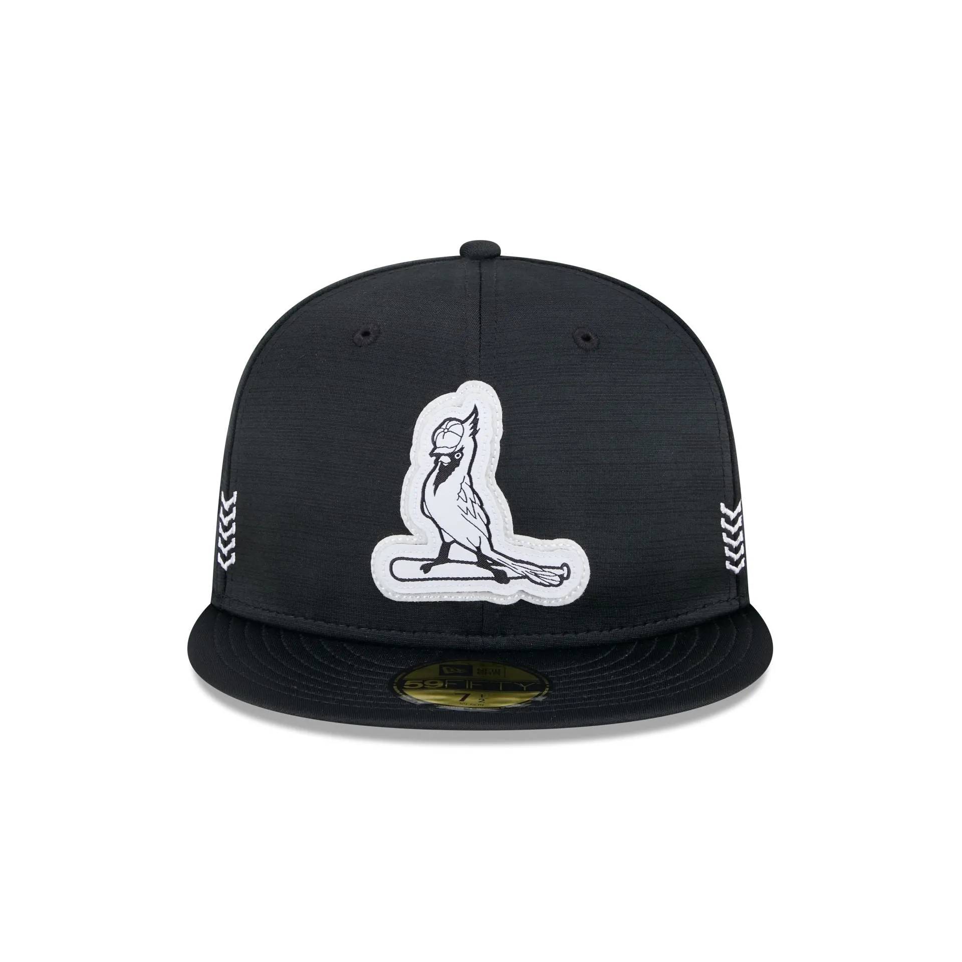 St. Louis Cardinals 2024 Clubhouse Black 59FIFTY Fitted Hat sold by New Era product image thumbnail 2
