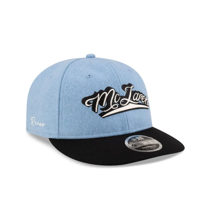McLaren Formula 1 Team X Reiss Blue 9FIFTY Snapback Hat sold by New Era