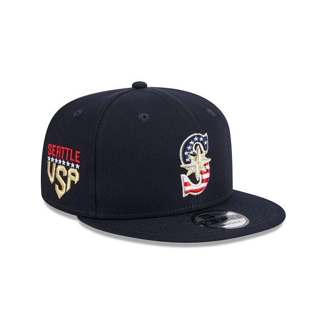 Seattle Mariners Independence Day 2023 9FIFTY Snapback Hat sold by New Era