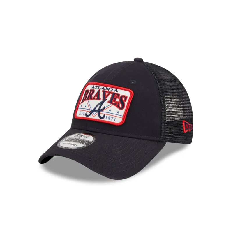 Atlanta Braves Lift Pass 9FORTY Snapback Hat sold by New Era
