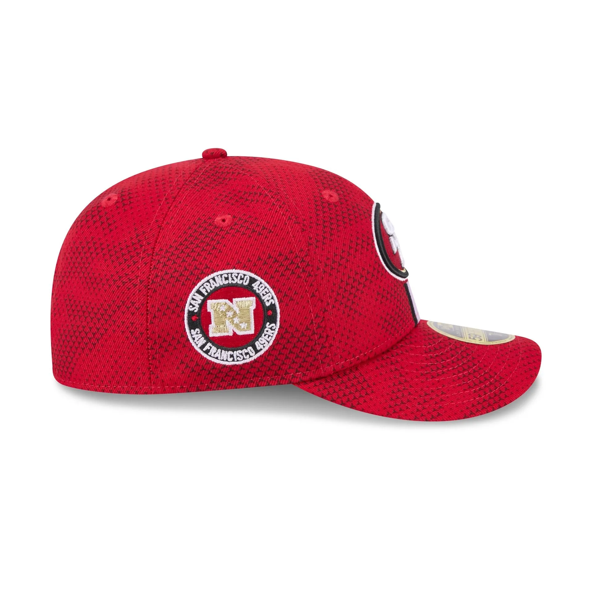 San Francisco 49ers 2024 Sideline Low Profile 59FIFTY Fitted Hat sold by New Era product image thumbnail 4