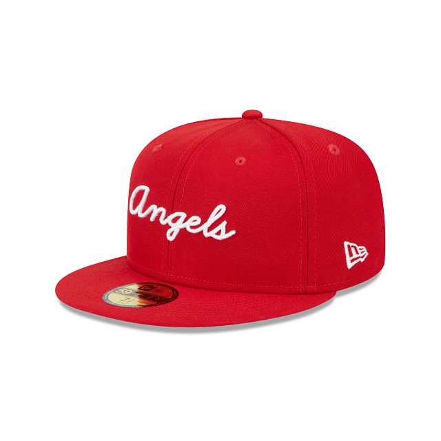 Los Angeles Angels Fairway Script 59FIFTY Fitted Hat sold by New Era