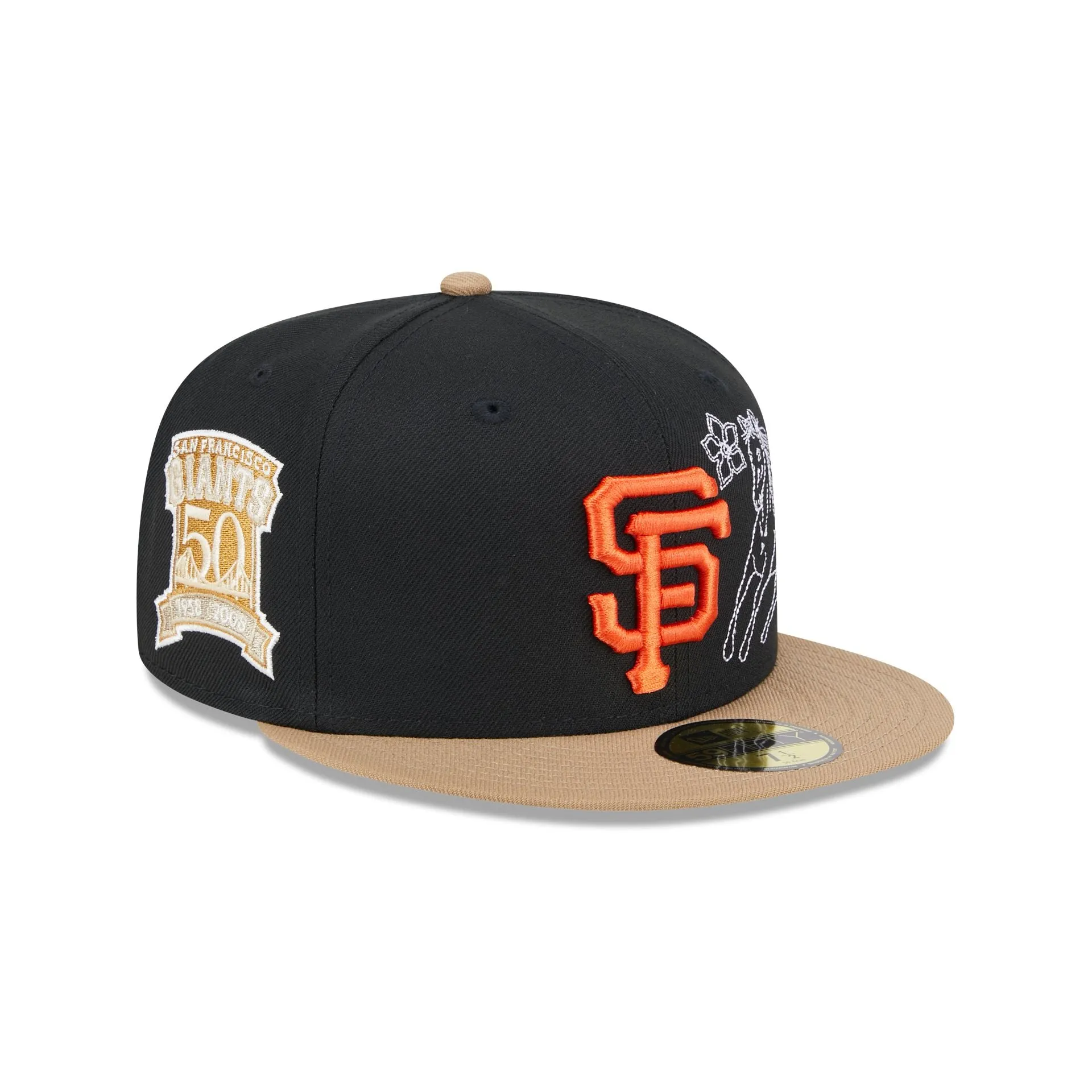 San Francisco Giants Western Khaki 59FIFTY Fitted Hat sold by New Era