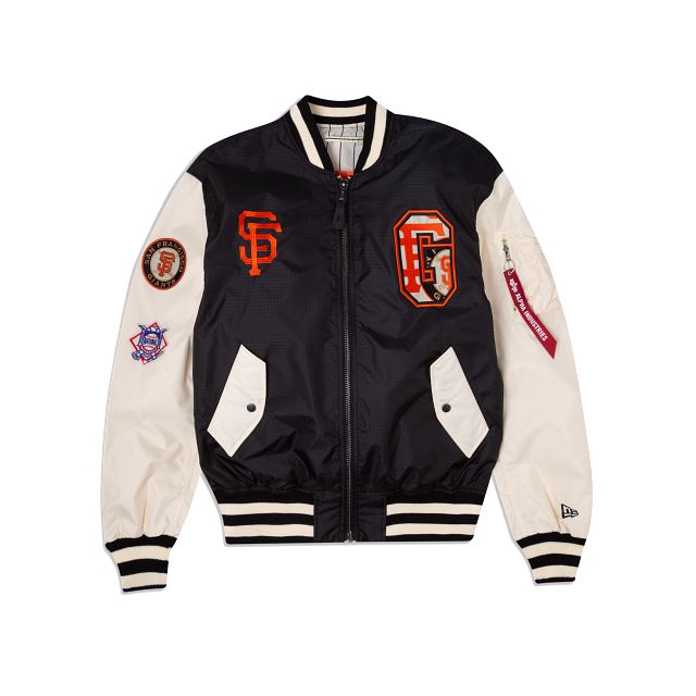 Alpha Industries X San Francisco Giants Alt MA-1 Bomber Jacket sold by New Era