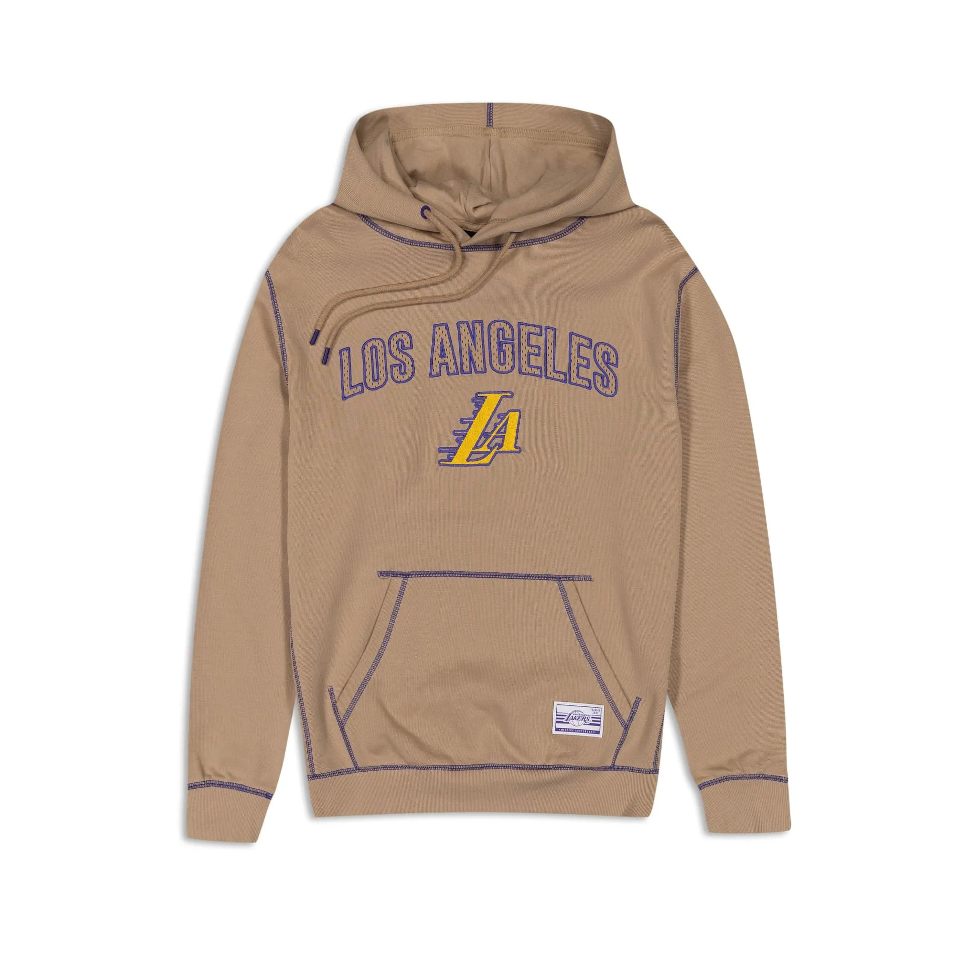 Los Angeles Lakers 2023 City Edition Tan Hoodie sold by New Era