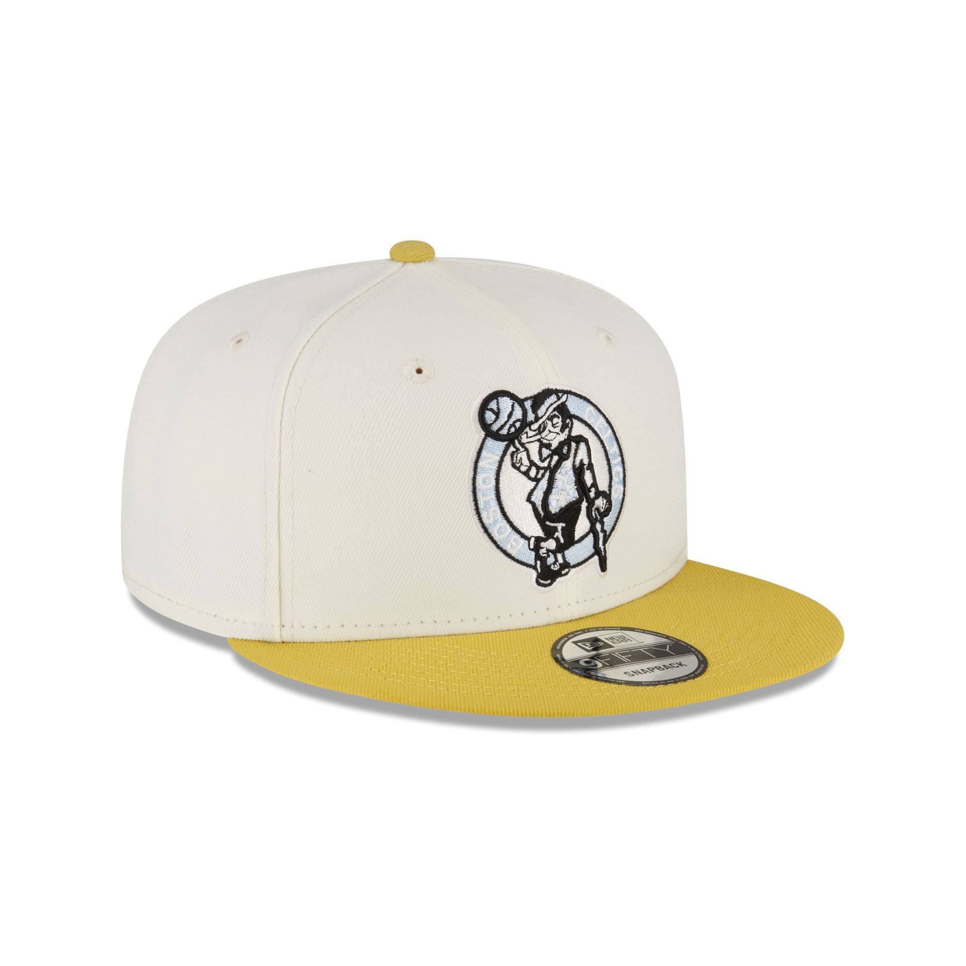 Boston Celtics Chartreuse Chrome 9FIFTY Snapback Hat sold by New Era product image thumbnail 3