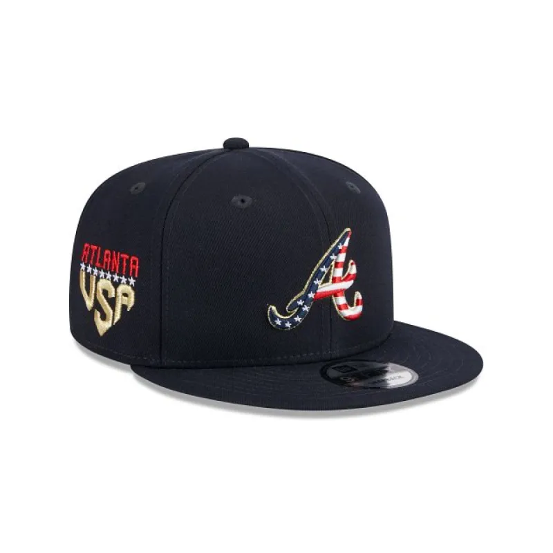 Atlanta Braves Independence Day 2023 9FIFTY Snapback Hat sold by New Era