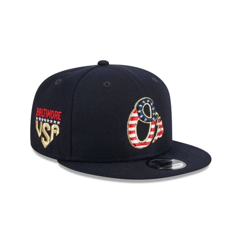 Baltimore Orioles Independence Day 2023 9FIFTY Snapback Hat sold by New Era