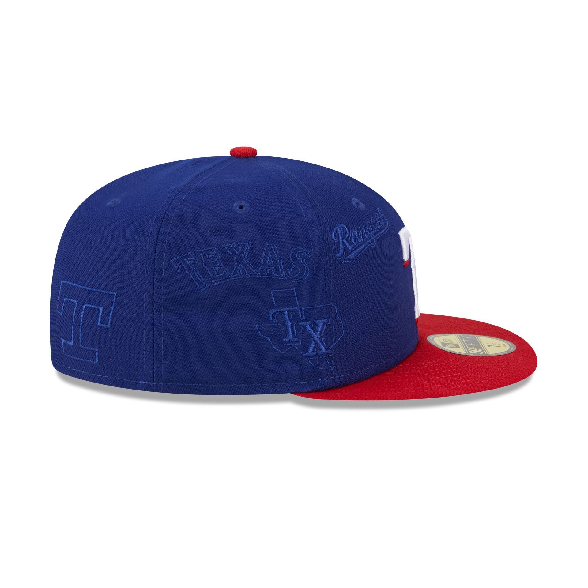 Texas Rangers Multi Logo 59FIFTY Fitted Hat sold by New Era product image thumbnail 5