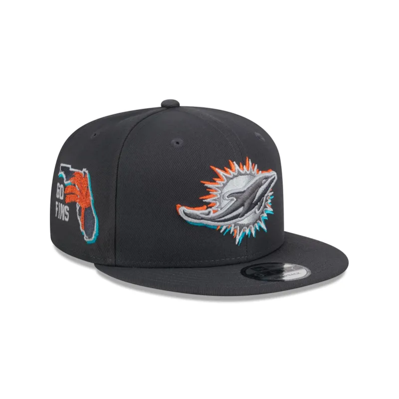 Miami Dolphins 2024 Draft 9FIFTY Snapback Hat sold by New Era