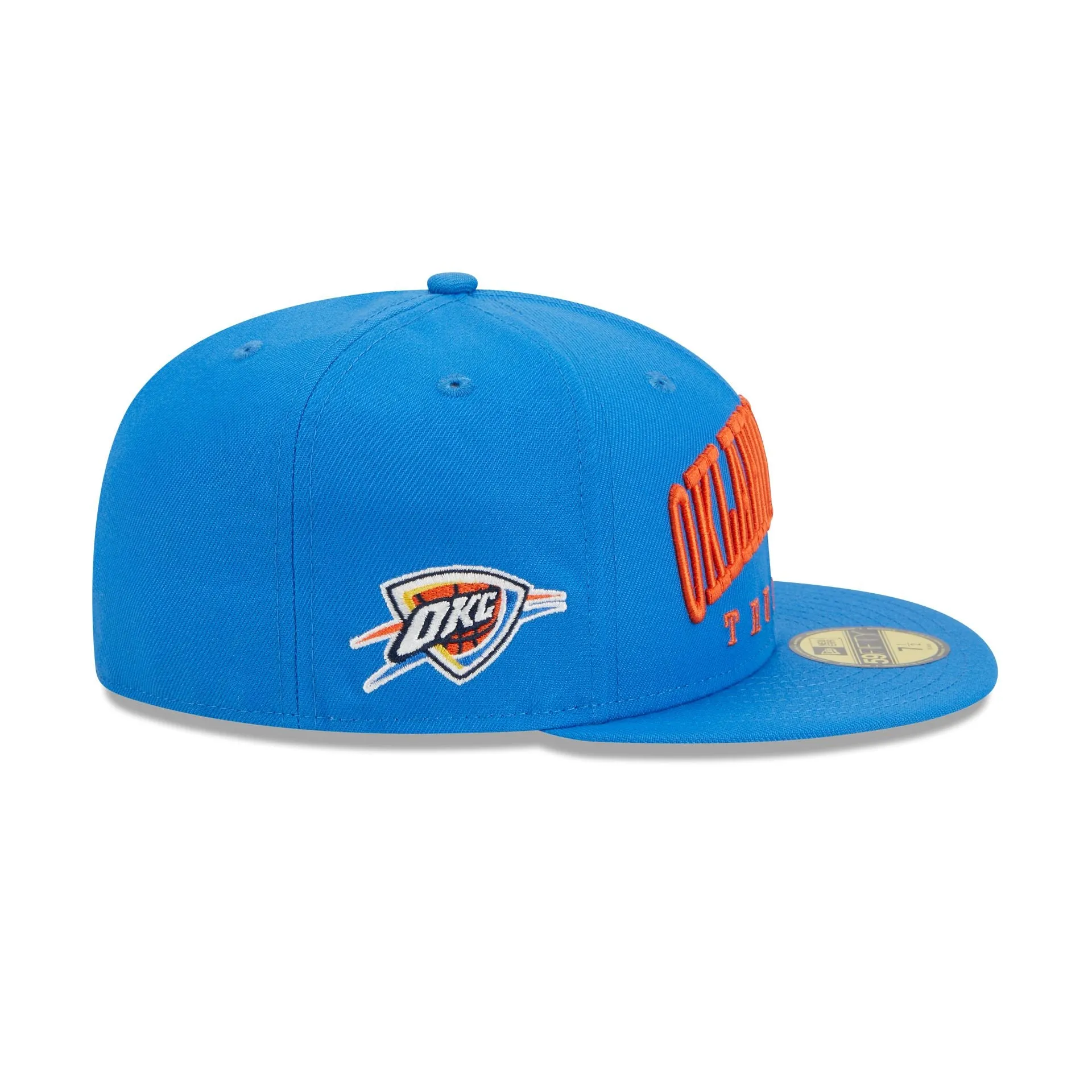 Oklahoma City Thunder Sport Night Wordmark 59FIFTY Fitted Hat sold by New Era product image thumbnail 4