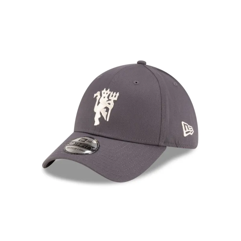 Manchester United Seasonal Dark Gray 39THIRTY Stretch Fit Hat sold by New Era