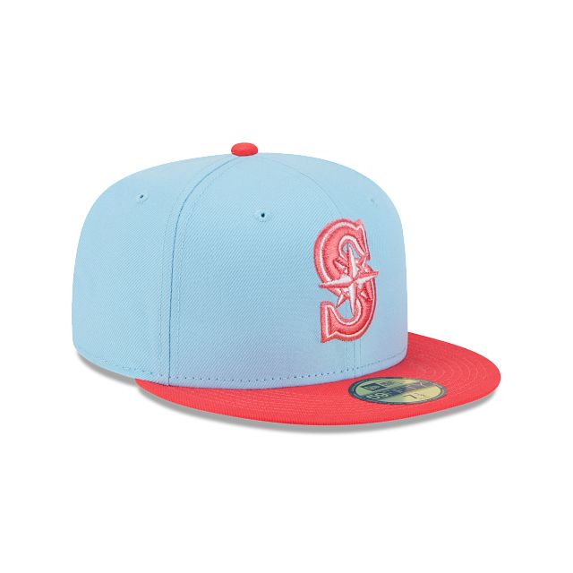 Seattle Mariners Color Pack Blue 59FIFTY Fitted Hat sold by New Era product image thumbnail 3