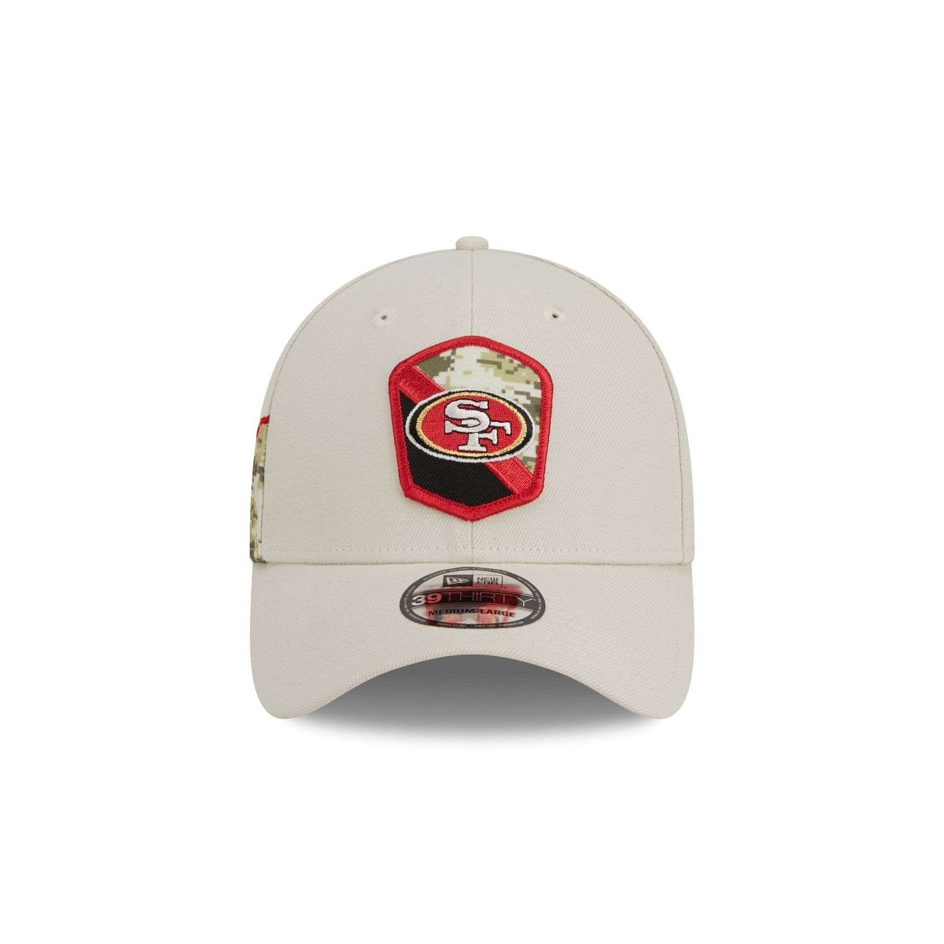 San Francisco 49ers 2023 Salute to Service 39THIRTY Stretch Fit Hat sold by New Era product image thumbnail 2
