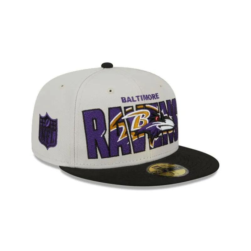 Baltimore Ravens 2023 Draft 59FIFTY Fitted Hat sold by New Era