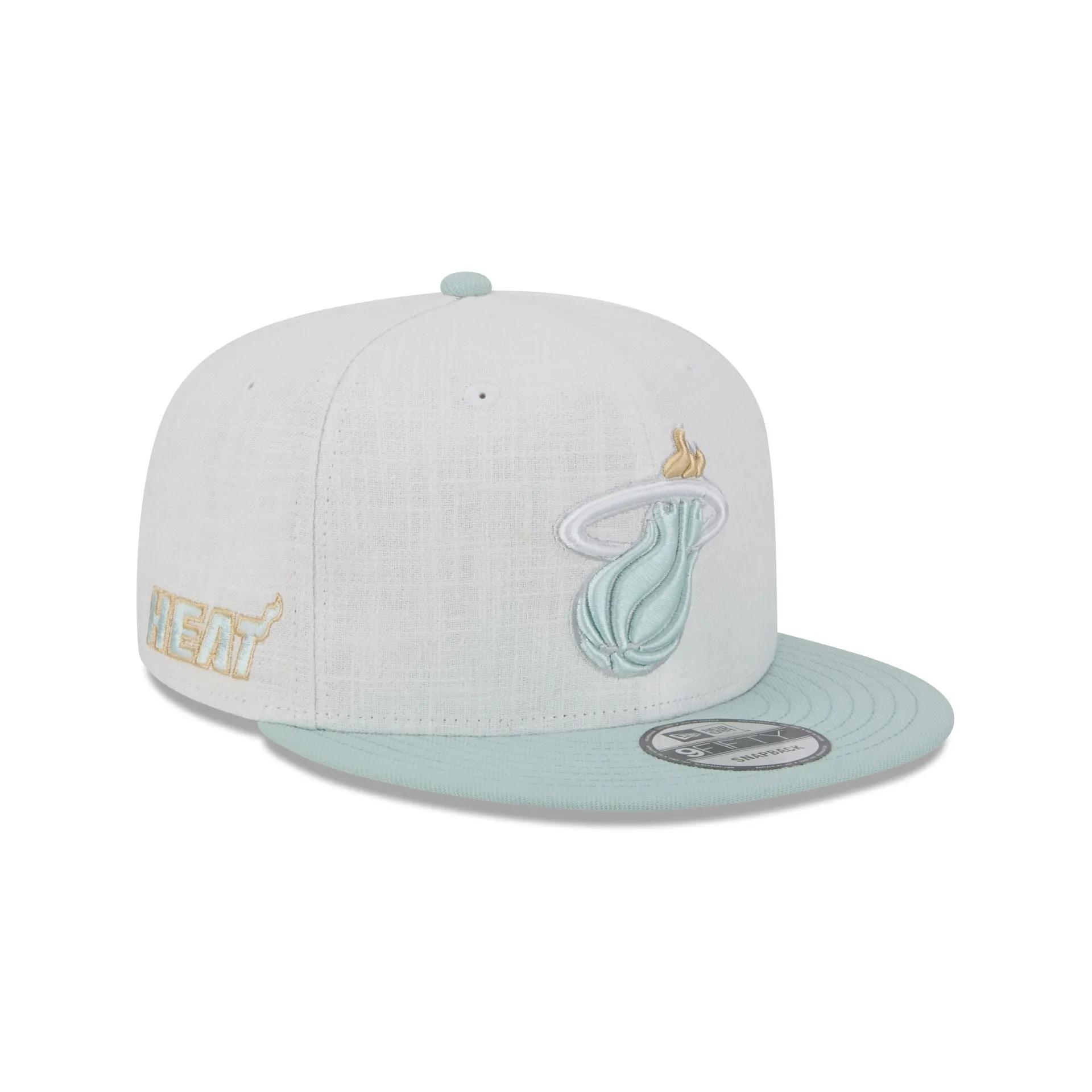 Miami Heat Minty Breeze Logo Select 9FIFTY Snapback Hat sold by New Era