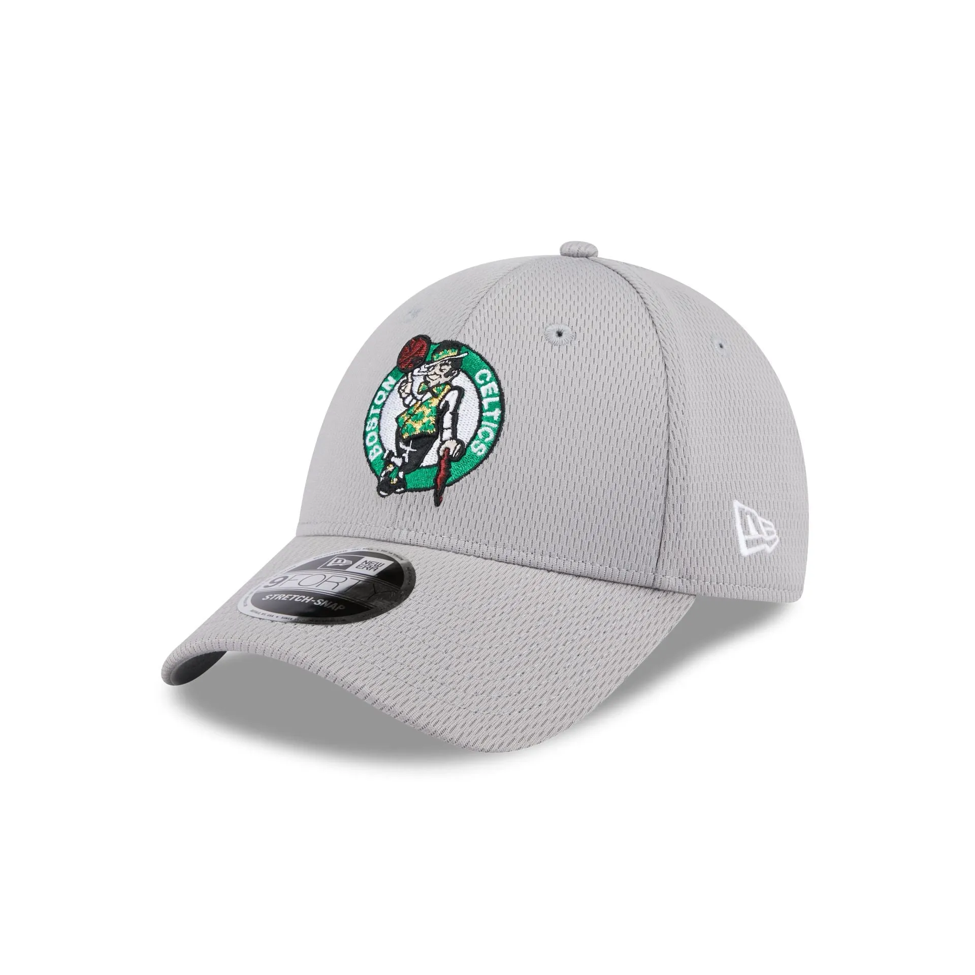 Boston Celtics Gray 9FORTY Stretch-Snap Hat sold by New Era