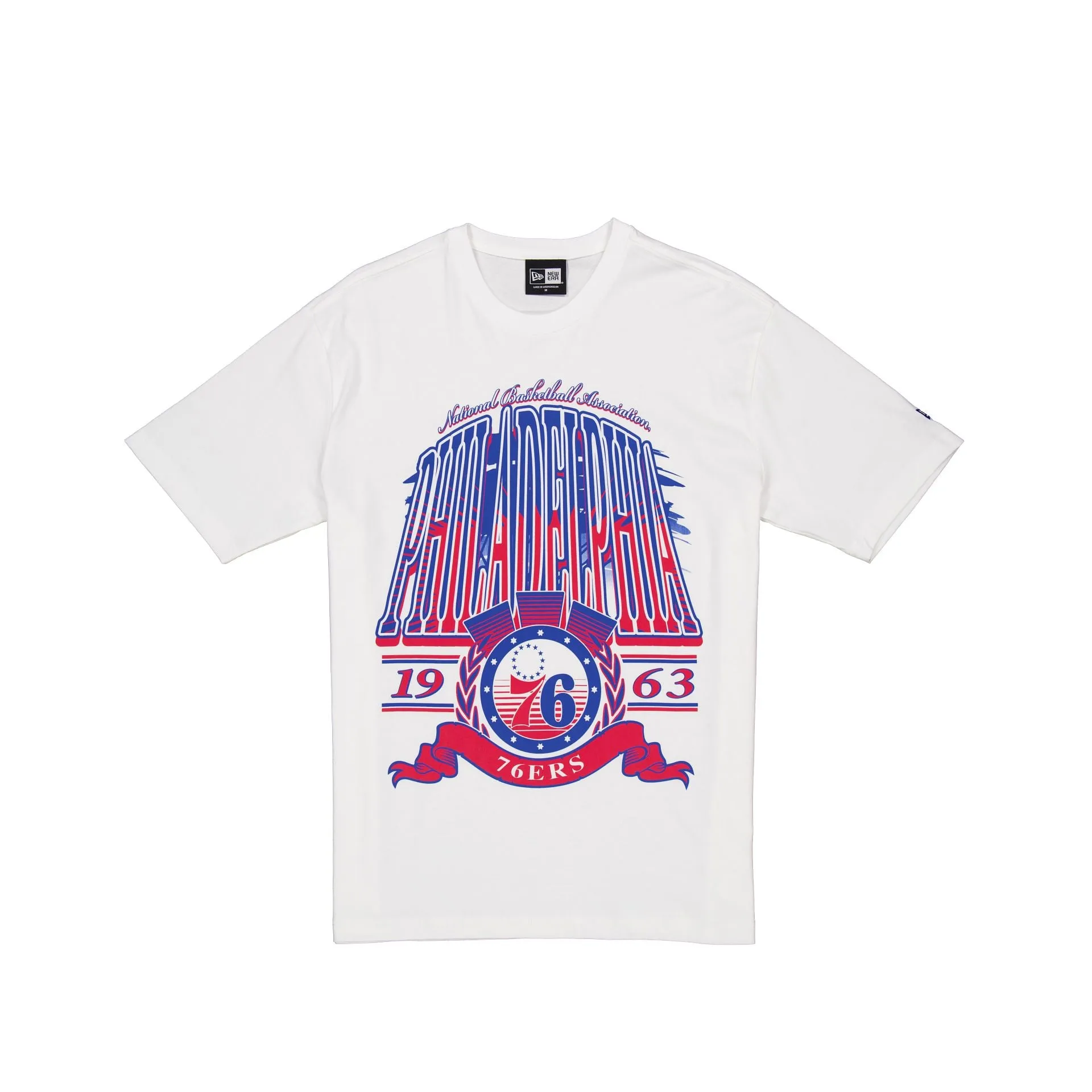 Philadelphia 76ers Sport Classics White T-Shirt sold by New Era product image thumbnail 2