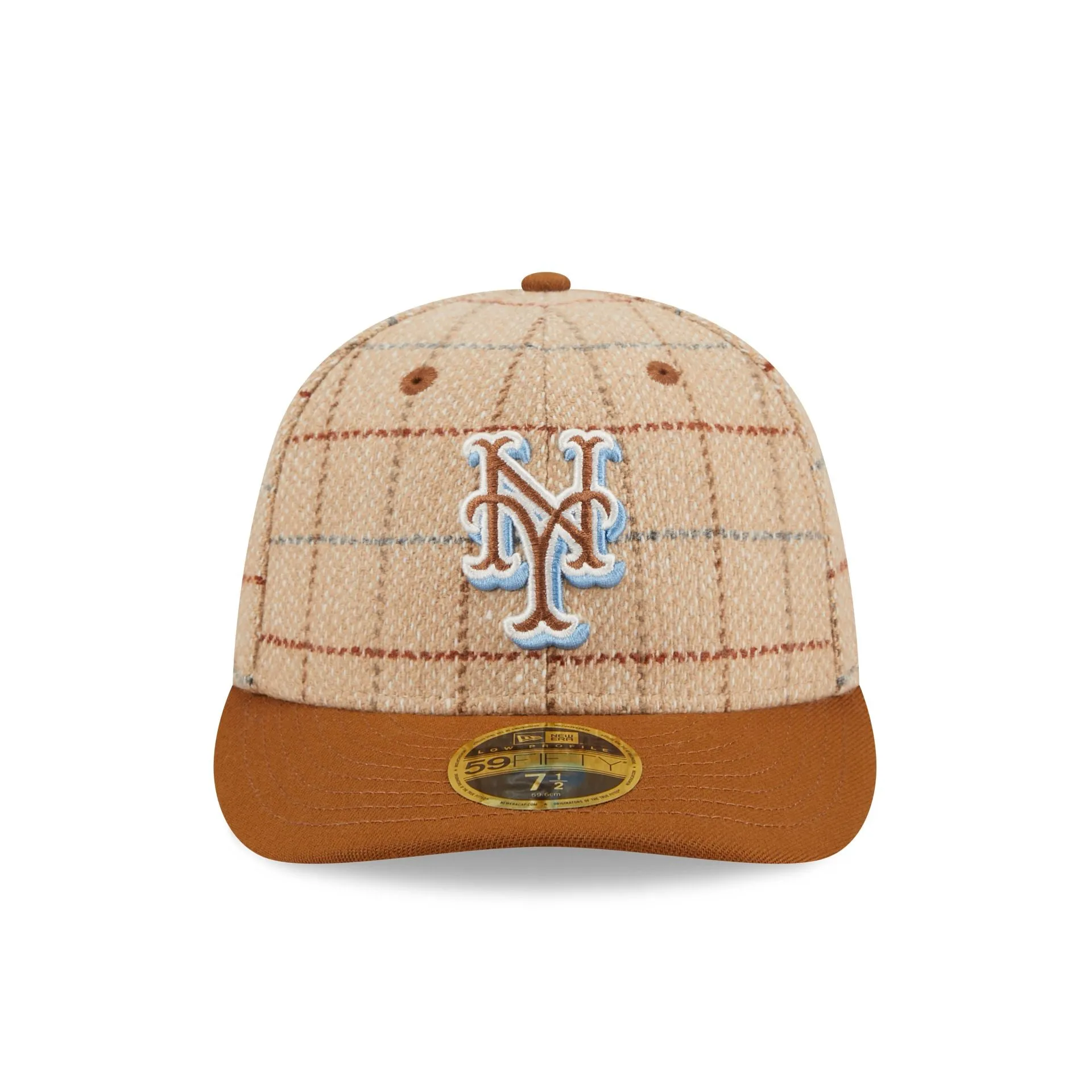 New York Mets Herringbone Check Low Profile 59FIFTY Fitted Hat sold by New Era product image thumbnail 2