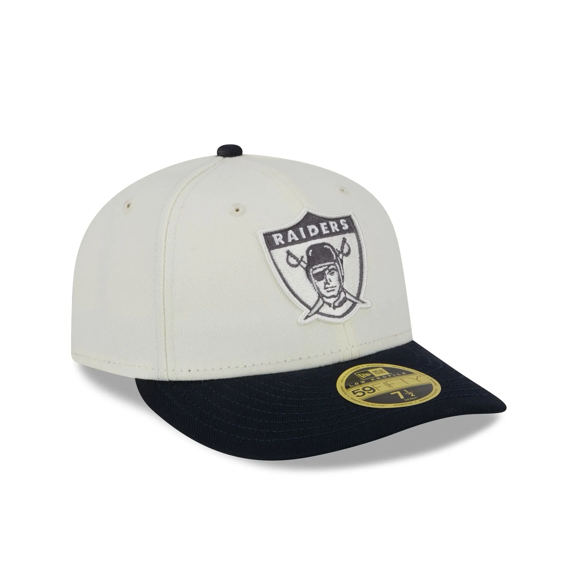 Las Vegas Raiders Chrome Crown Low Profile 59FIFTY Fitted Hat sold by New Era product image thumbnail 3