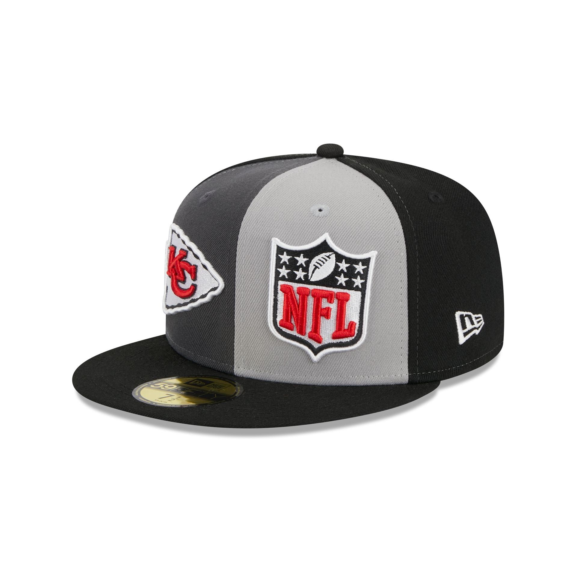 Kansas City Chiefs 2023 Sideline Gray 59FIFTY Fitted Hat sold by New Era
