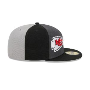 Kansas City Chiefs 2023 Sideline Gray 59FIFTY Fitted Hat sold by New Era