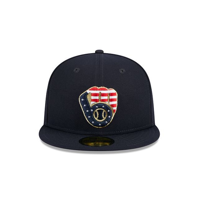 Milwaukee Brewers Independence Day 2023 59FIFTY Fitted Hat sold by New Era product image thumbnail 2