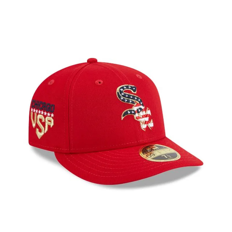 Chicago White Sox Independence Day 2023 Low Profile 59FIFTY Fitted Hat sold by New Era