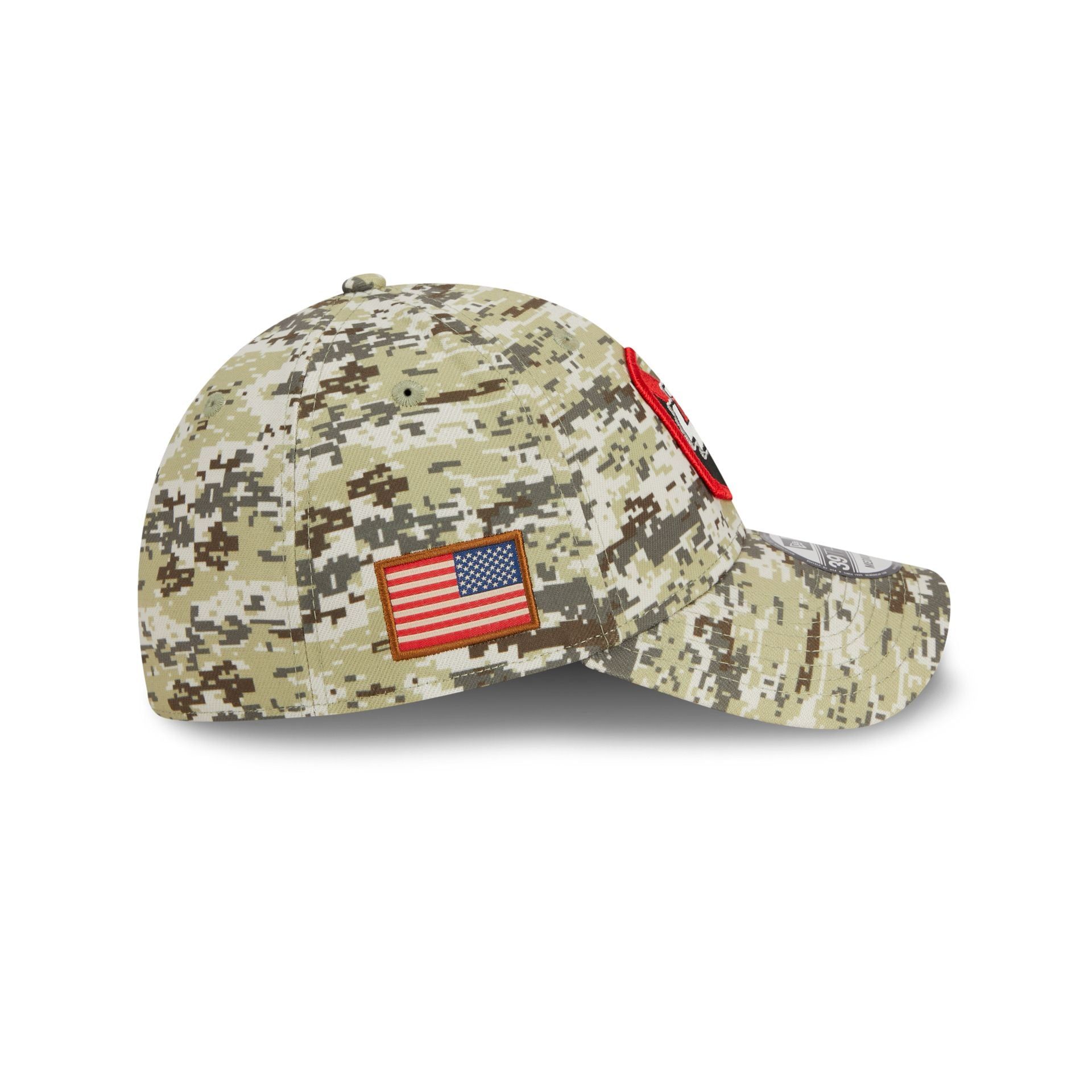 Kansas City Chiefs 2023 Salute to Service Camo 39THIRTY Stretch Fit Hat sold by New Era product image thumbnail 4