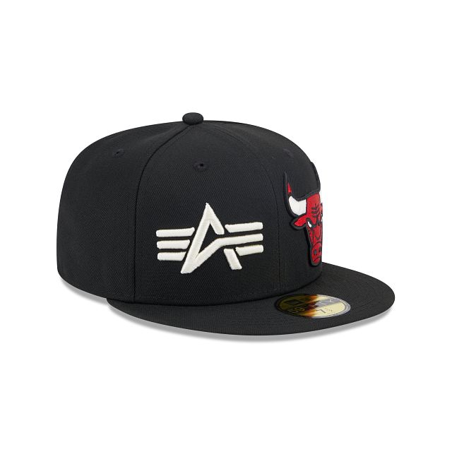 Alpha Industries X Chicago Bulls Dual Logo 59FIFTY Fitted Hat sold by New Era product image thumbnail 3