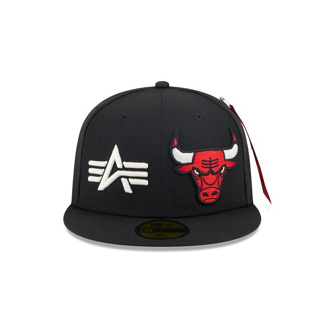 Alpha Industries X Chicago Bulls Dual Logo 59FIFTY Fitted Hat sold by New Era product image thumbnail 2