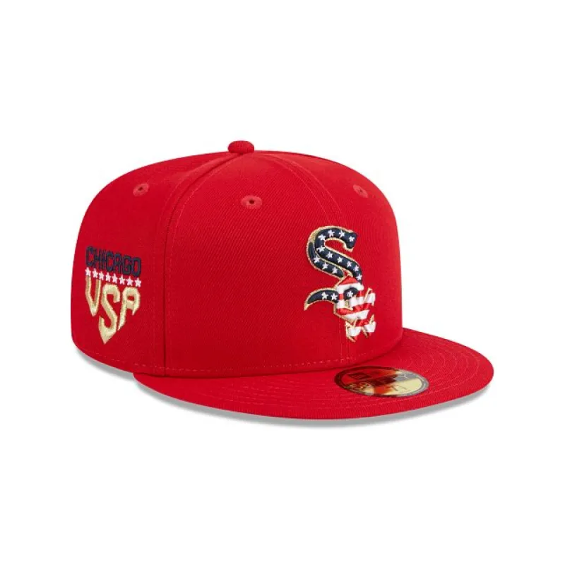 Chicago White Sox Independence Day 2023 59FIFTY Fitted Hat sold by New Era