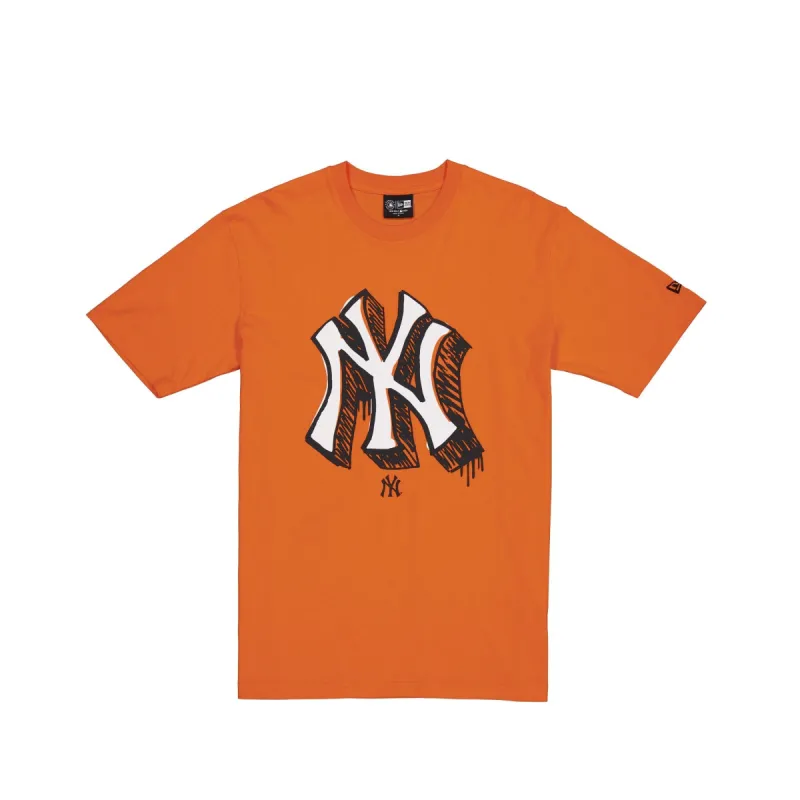 New York Yankees Hi Vis Doodle T-Shirt made by New Era