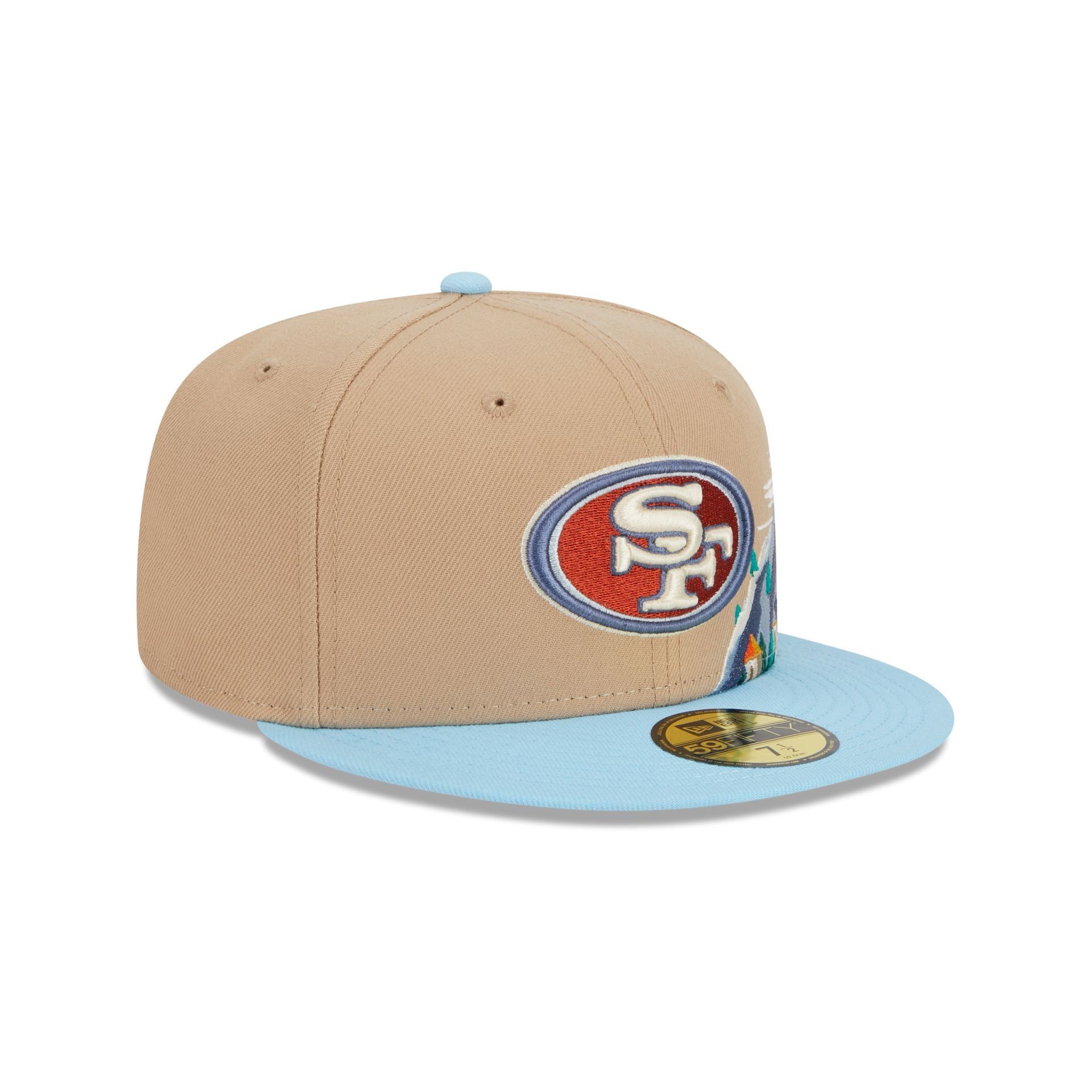 San Francisco 49ers Snowcapped 59FIFTY Fitted Hat sold by New Era product image thumbnail 3