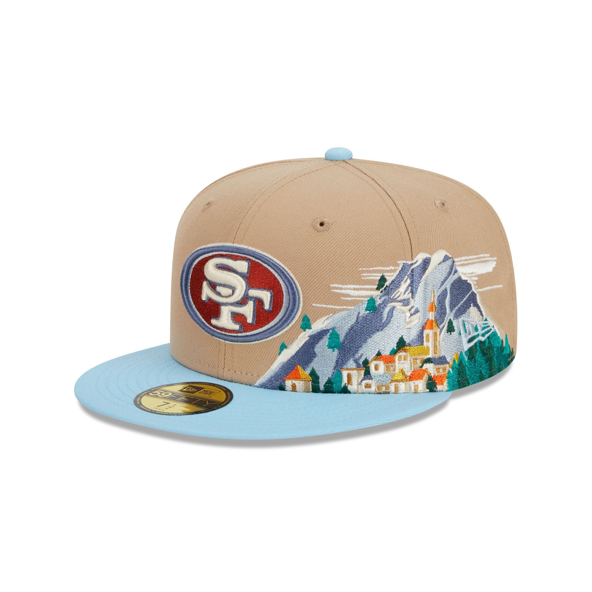 San Francisco 49ers Snowcapped 59FIFTY Fitted Hat sold by New Era