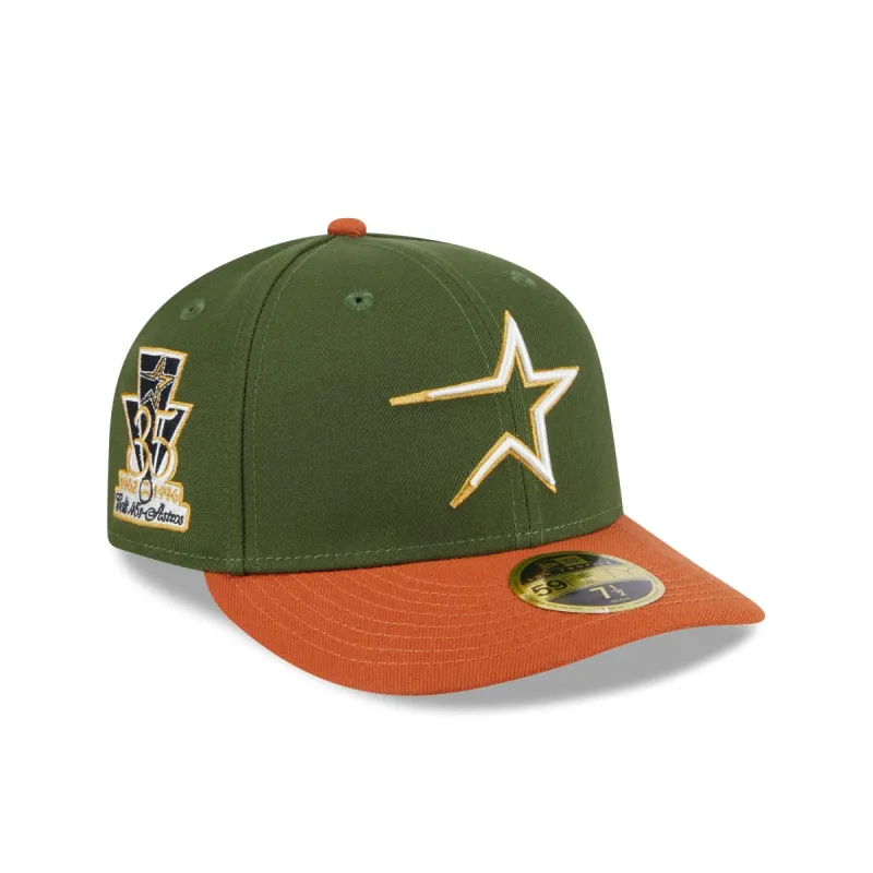 Houston Astros Scarlet Low Profile 59FIFTY Fitted Hat sold by New Era
