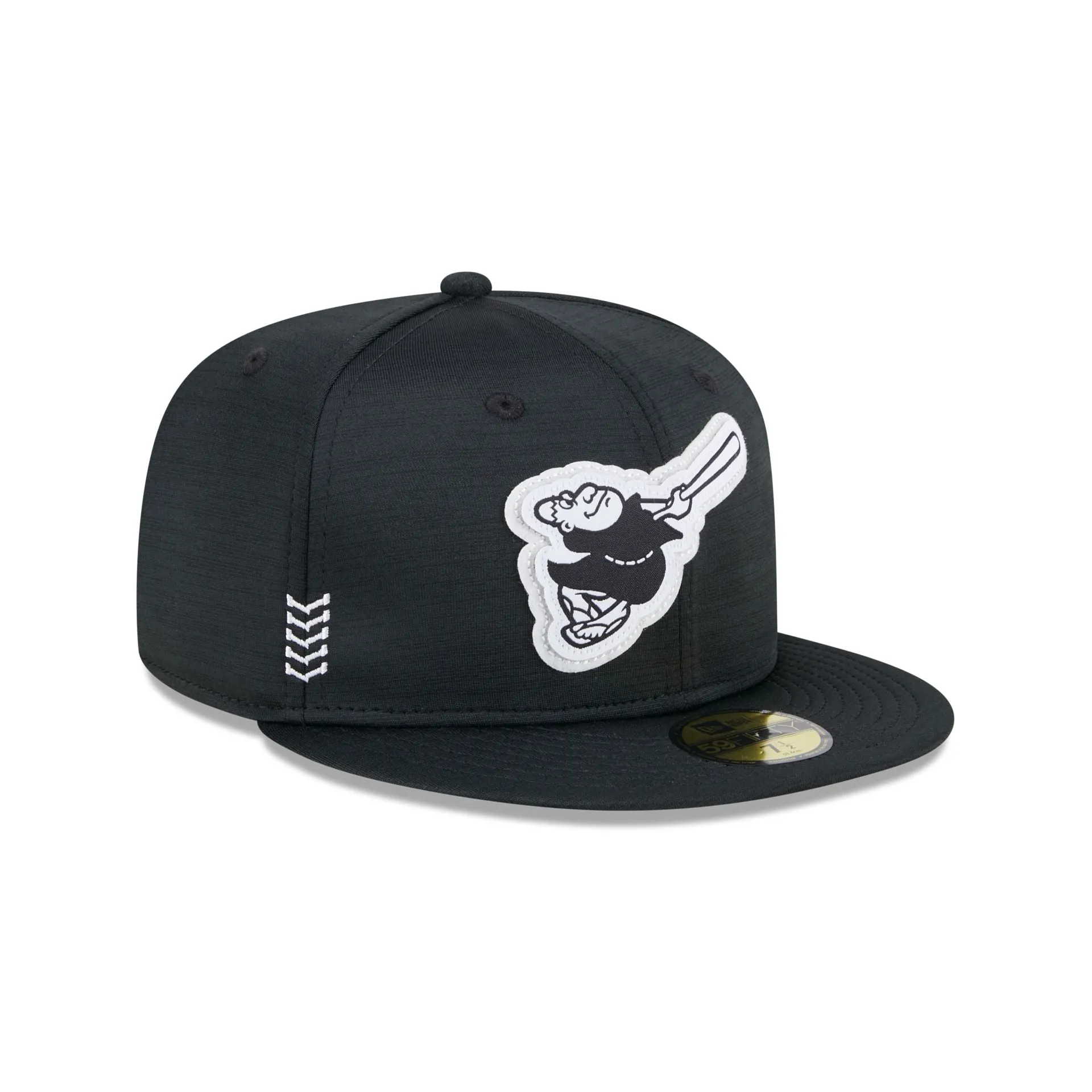 San Diego Padres 2024 Clubhouse Black 59FIFTY Fitted Hat sold by New Era product image thumbnail 3